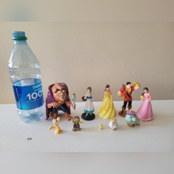 Disney Beauty and the Beast figures Set of 10 - Picture 2 of 6